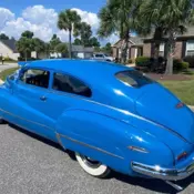 1947 Buick Super Blue 2 door Sedanette