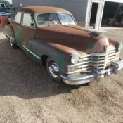 1947 Cadillac Series 62 Sedan Green series 62