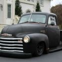 1947 Chevrolet 3100 RAT ROD Pickup  RARE 5 WINDOW MATTE BLACK/ORANGE SHOW CAR