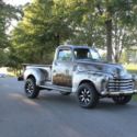 1947 Chevy Rat Hot Rod Patina 4x4 Pickup Truck Slammed Hauler Bare Metal