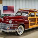 1947 Chrysler Town and Country  11074 Miles Burgundy Sedan 318ci V8 Automatic