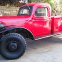 1947 Dodge Power Wagon - ORIGINAL RED on BLACK - Clean & Complete - NO RUST