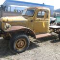 1947 Dodge Power wagon WM 300 cab chassis truck no bed winch