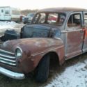 1947 Ford Deluxe 4 Door Sedan 1946 1948