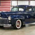 1947 Ford Deluxe Tudor 86877 Miles Blue Metallic Coupe Flathead V8 Manual