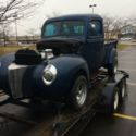 1947 ford  hot rod  truck  with 40 front end,  built flat head, 4 speed, gasser