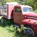1947 ford stake body truck king midas farm advertising v6
