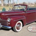 1947 Ford Super Deluxe Convertible Maroon  Flathead V8 Manual