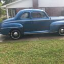 1947 Ford Super Deluxe Coupe Blue RWD Automatic Super Deluxe