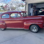 1947 Ford Super Deluxe Red