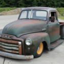 1947 GMC PICKUP, CHEVROLET, 3100, RAT ROD, NOT BAGGED, PATINA, 5 WINDOW