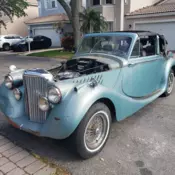 1947 Jaguar MK V Blue drophead