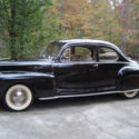 1947 Lincoln Club Coupe V-12 flathead engine