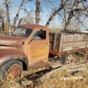 1947 Studebaker M-16.  Dump bed, dually  ( grain Truck )