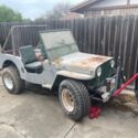 1947 Willys CJ-2A Convertible Grey 4WD Manual