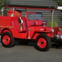 1947 Willys CJ-2A Restored Inside Plant Fire Truck