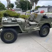1947 Willys Jeep CA Rust Free car. Runs Good. WW2 CJ2A Military Style MB