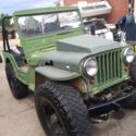 1947 Willys Jeep Pickup Green 4WD Manual painted