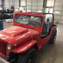 1947 Willys Jeepster SUV Red RWD Automatic
