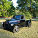 1948 black Chevy dually, 454 big block; great hot rod, rat rod, Power seats, AC