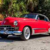 1948 Cadillac 62 Convertible Red Chrome