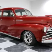 1948 Chevrolet Fleetmaster  4263 Miles RED Sedan 327ci V8 Turbo 350 Auto