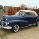 1948 CHEVROLET FLEETMASTER CONVERTIBLE. SOLID CAR . LONG TERM OWNERSHIP.