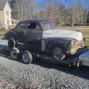1948 Chevrolet Fleetmaster Sedan Black 2 door