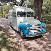 1948 Chevrolet Van White