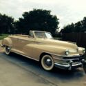 1948 Chrysler Windsor Convertible Brown FWD Manual