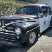 1948 Ford Deluxe Sedan Black