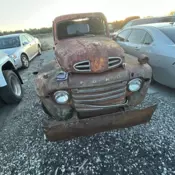 1948 Ford F Pickup Orange