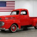 1948 Ford F1  791 Miles Red  239ci V8 3 Speed Manual