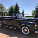 1948 Ford Super Deluxe Black Convertible 55 T-Bird Y Block Manual Trans Awesome!