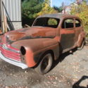 1948 ford super deluxe sedan rolling shell solid gm rear and frt. sub frame