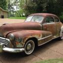 1948 OLDSMOBILE 48 OLDS 2 DR COUPE MODEL 66 COMPLETE, ORIGINAL, MIN RUST