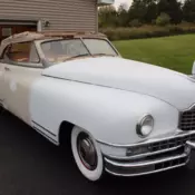 1948 Packard CUSTOM EIGHT CONVERTIBLE, 356 CI, Power windows, seat and top