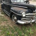 1948 plymouth restore or use for parts title in hand