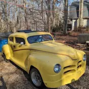 1948 Plymouth Small Block Chevy Street Rod Hot Rod Yellow Project Car