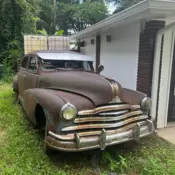 1948 Pontiac Silver Streak Blue