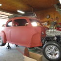 1948 Primer Red Project Flathead V8 Tri-Power Disc Brakes All Steel