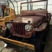 1948 Willys CJ-2A Red