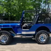 1948 Willys CJ-2A SUV Blue Jeep