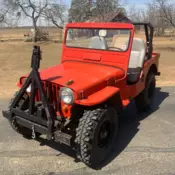 1948 Willys Jeep  1 Miles Red  327 V8 3-Speed