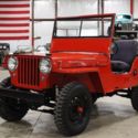 1948 Willys Jeep CJ-2A  495 Miles Red Jeep 2.2L I4 Manual