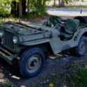 1948 Willys Jeep CJ 2A Not M38 Civilian Military Jeep Factory Black-Red Wheels