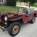 1948 Willys Jeep / Survivor / Original Paint / Rear PTO CJ2A / Ready to enjoy