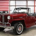 1948 Willys Jeepster  60002 Miles Inferno Red Coupe 4 Cylinder 3 Speed Manual