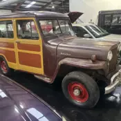 1948 Willys-Overland Rural Red station wagon