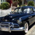 1949 Black Buick Roadmaster Model 71 in mint condition